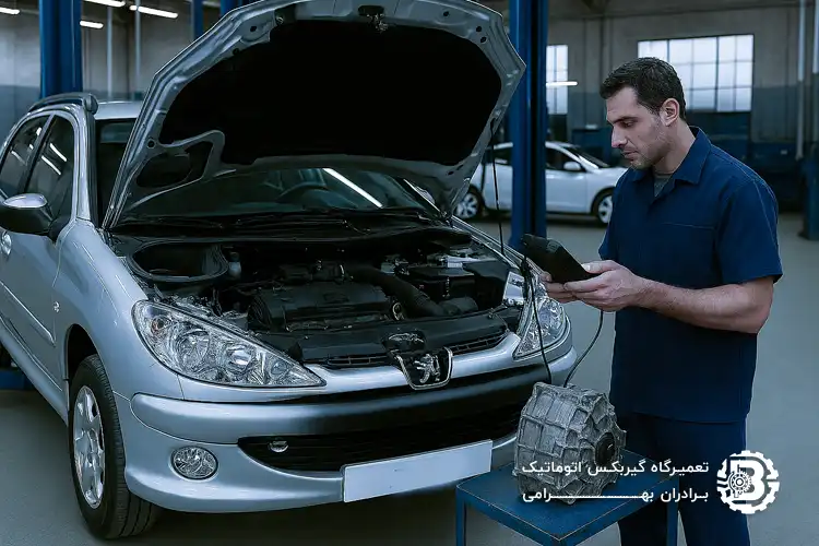 تعمیرگاه گیربکس اتوماتیک پژو 206 در غرب تهران