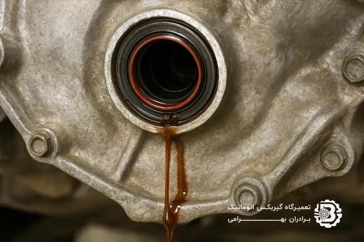 رفع روغن ‌ریزی گیربکس اتوماتیک