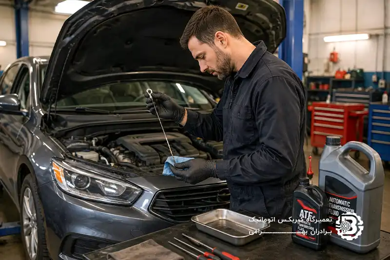 تقه زدن گیربکس اتوماتیک هنگام سرد بودن